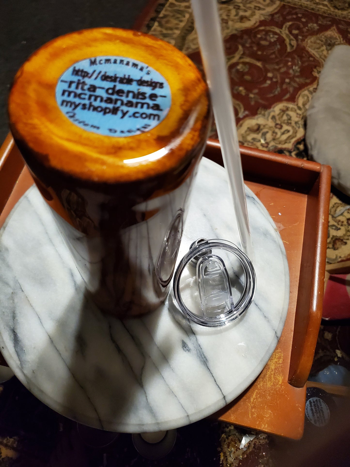 30 oz Truck Driver hogg tumbler cup