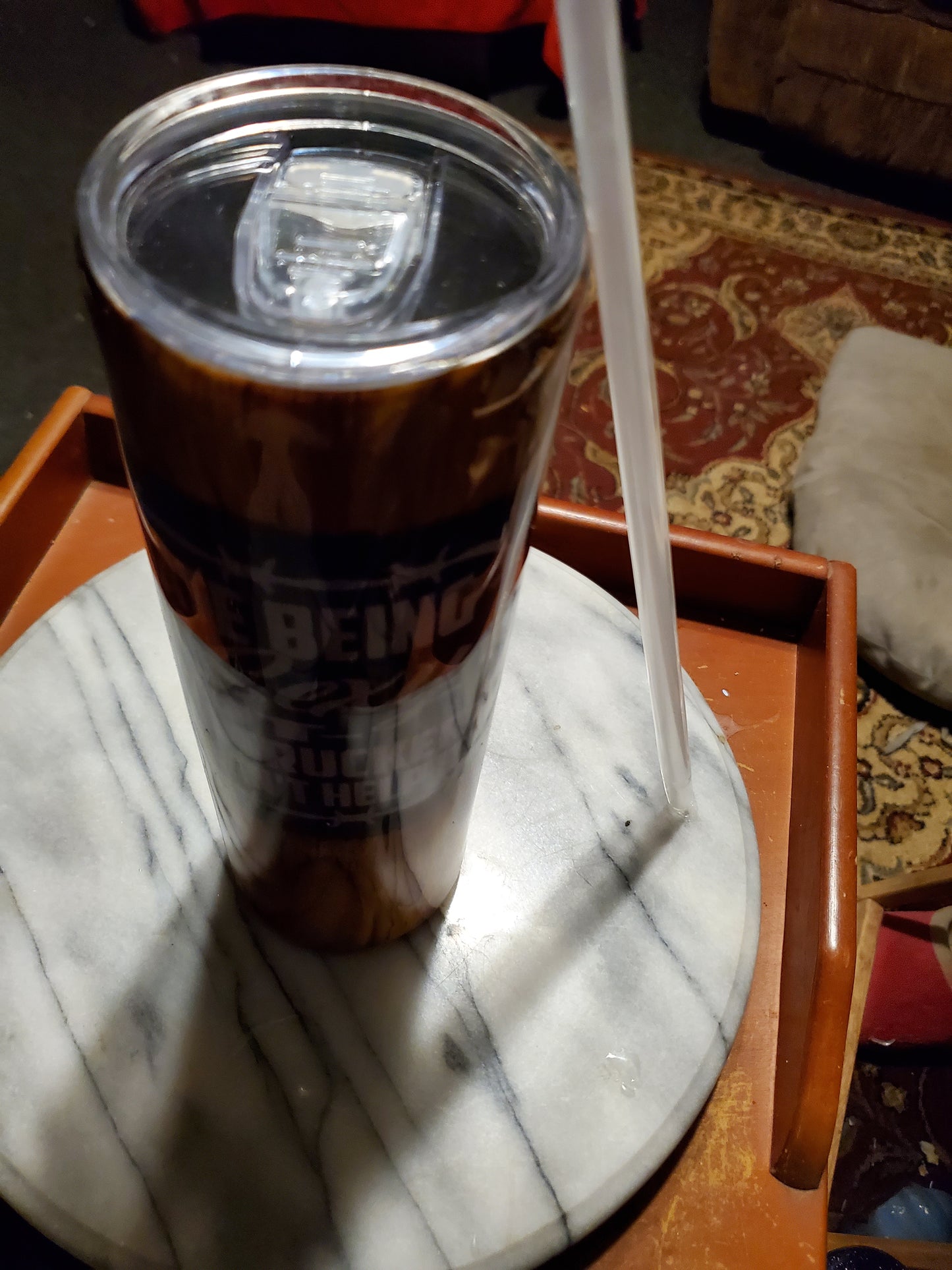 30 oz Truck Driver hogg tumbler cup