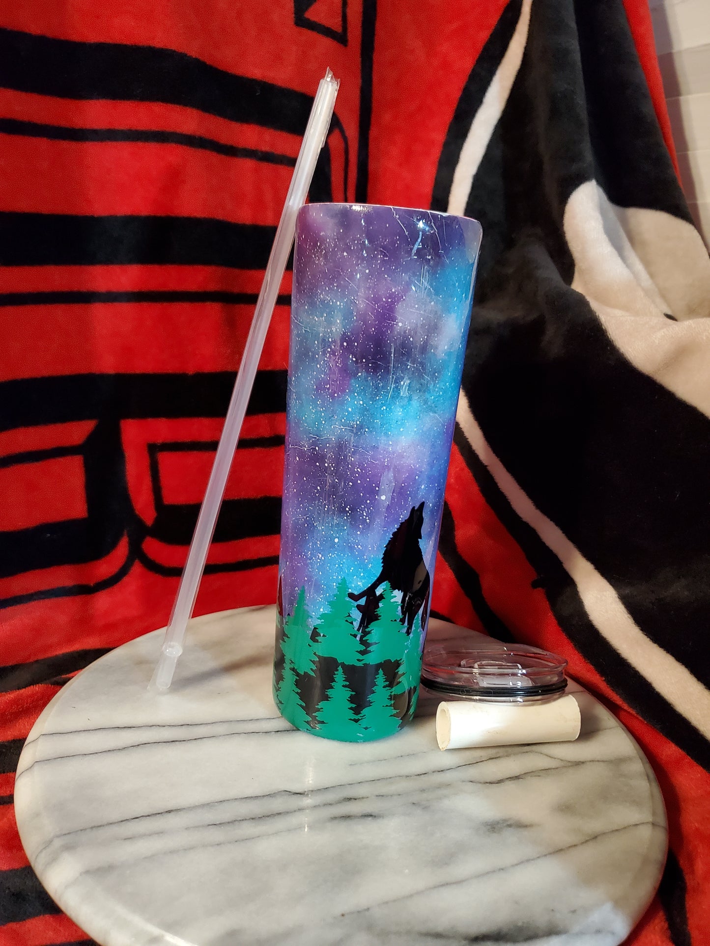 30 oz Welcome to our neck of the woods stainless steel hogg tumbler cup
