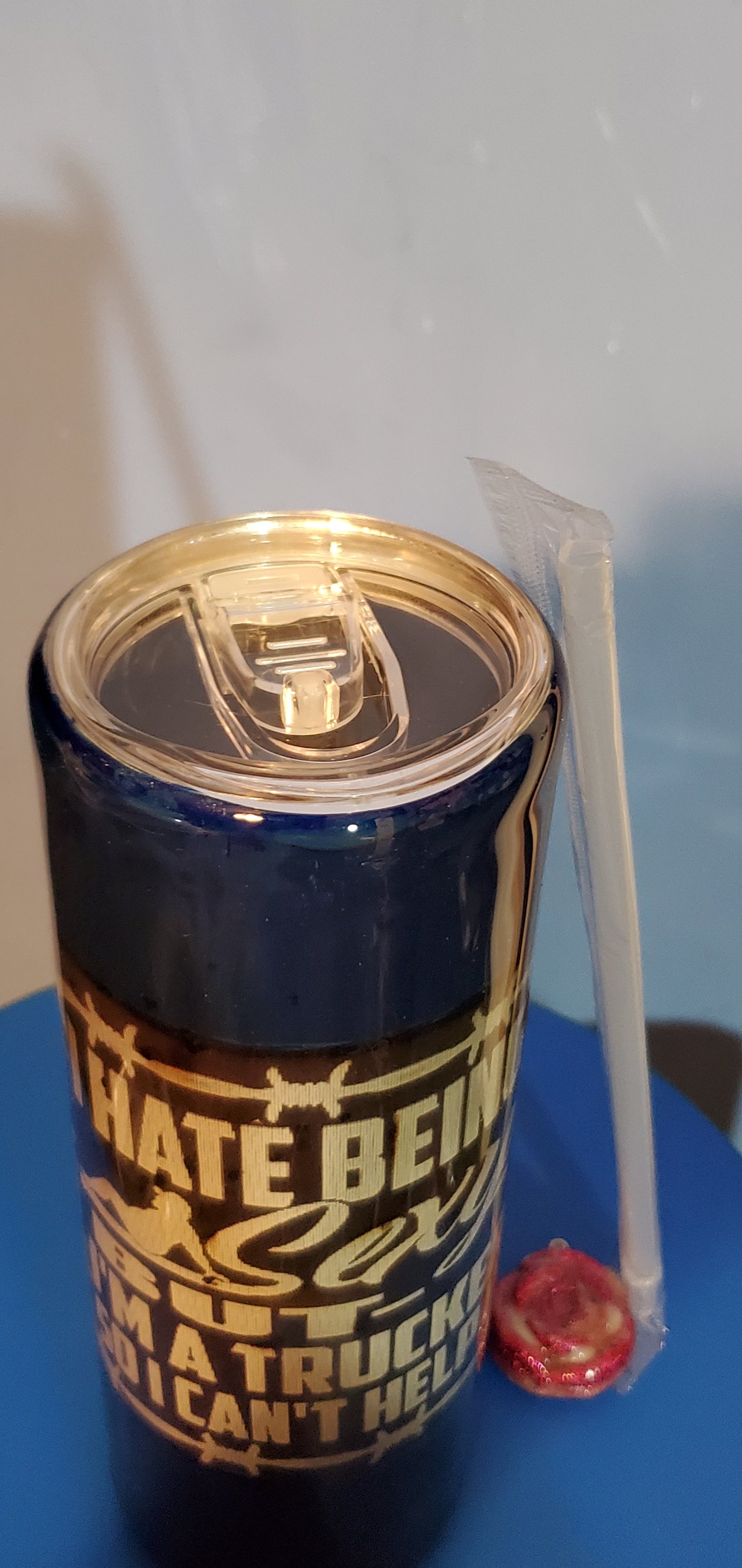 I hate being sexy tumbler cup