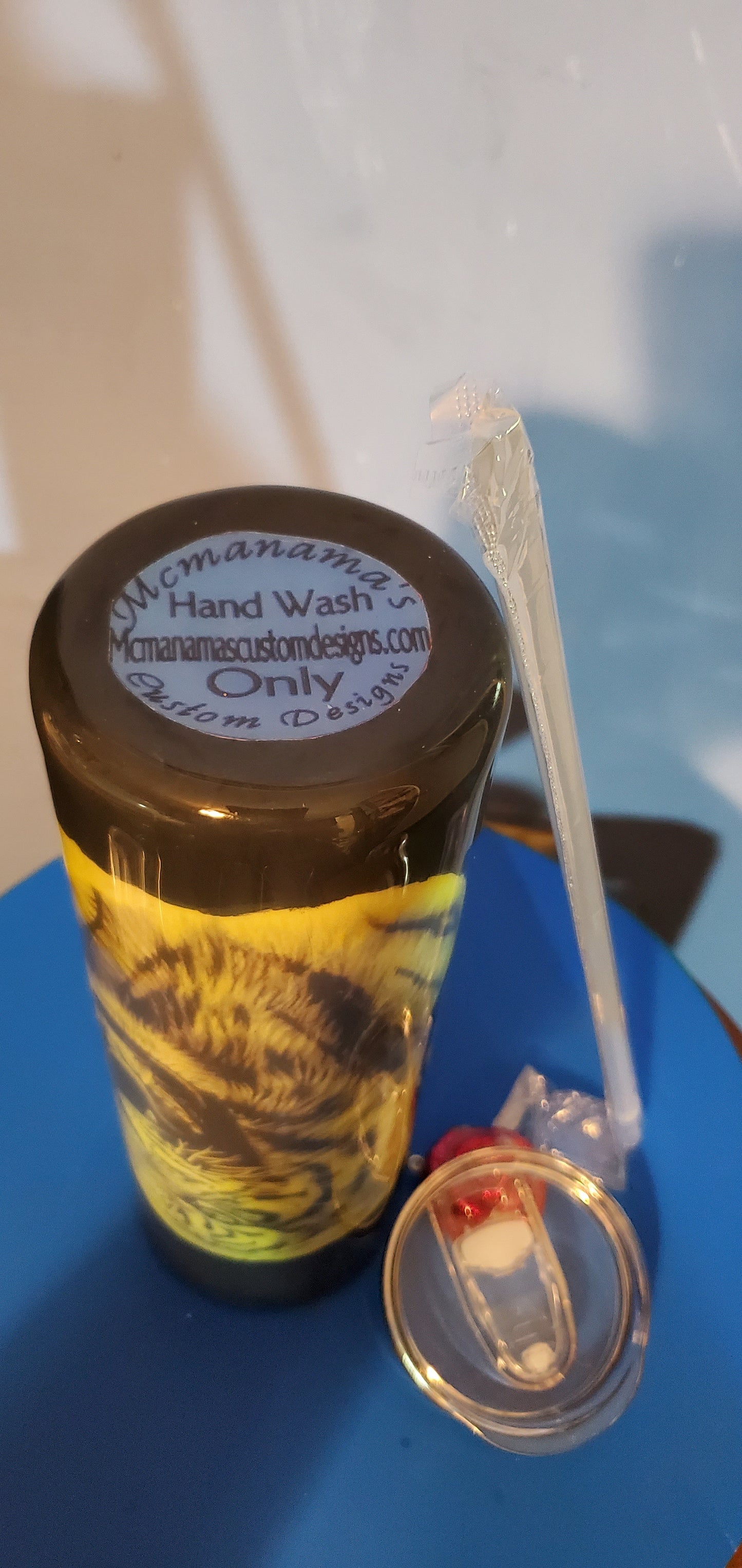 Wild cat gonna get you double wall stainless steel hogg tumbler cup