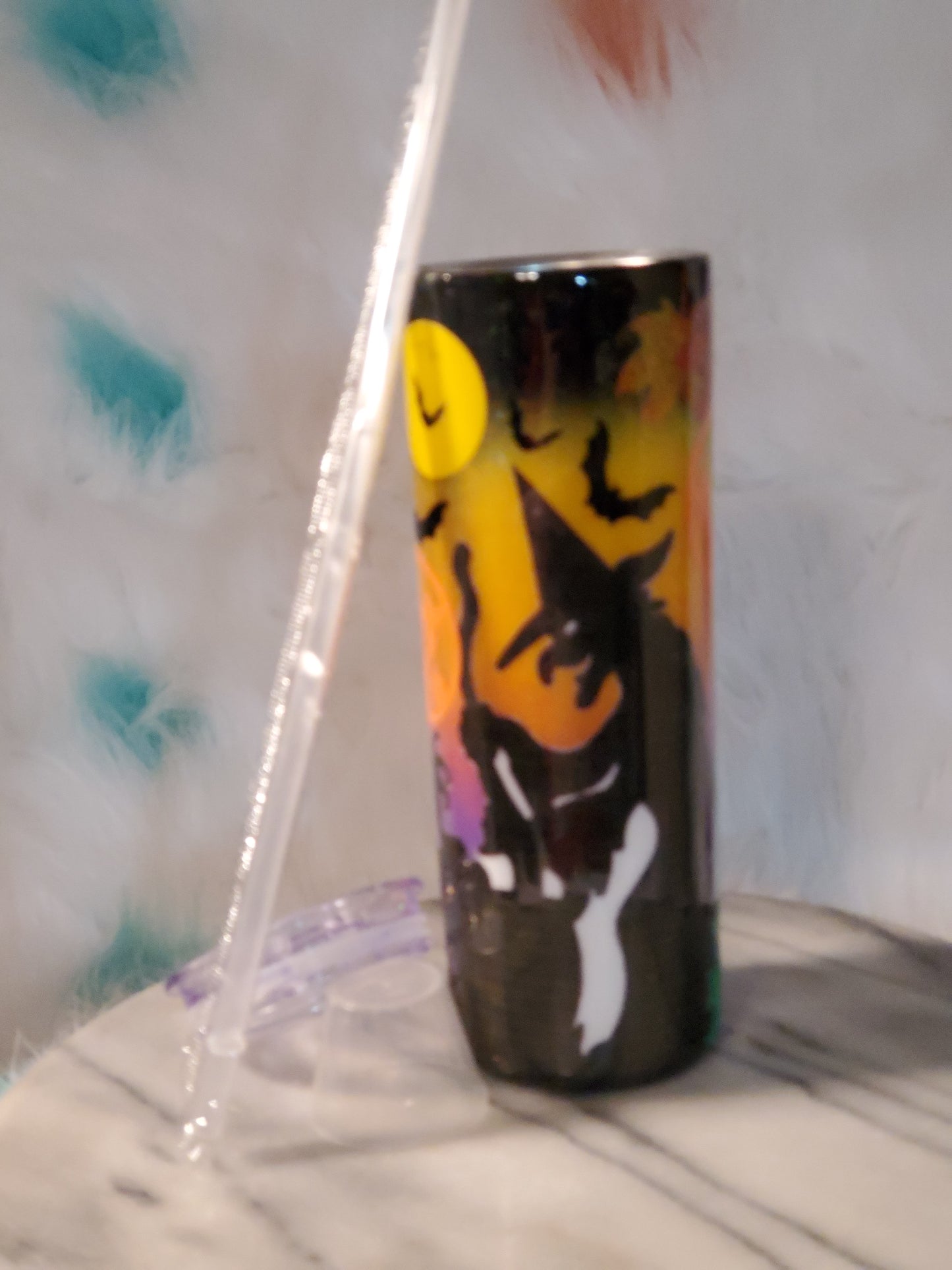 30 oz Happy Halloween double wall stainless steel tumbler cup
